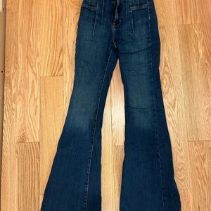 We The Free Jayde Flare Jeans by Free People in “night sky”